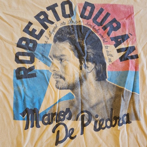 Roots of Fight Roberto Duran Manos De Piedra XXXL tshirt - Picture 2 of 3